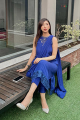 Ultramarine Saree-shirt